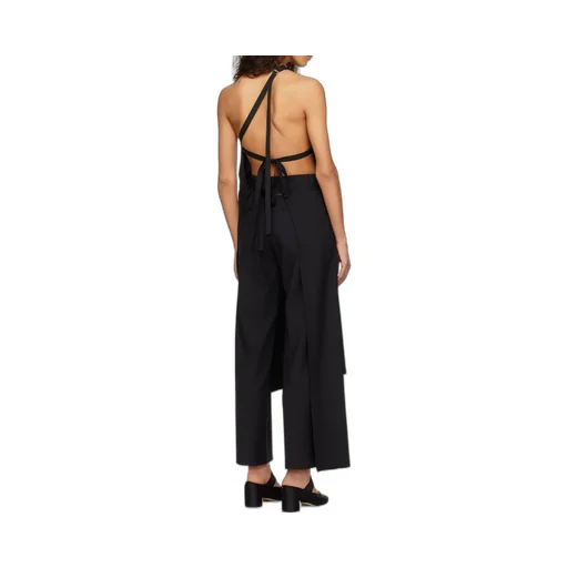 Open Back Asymmetric Neck Top