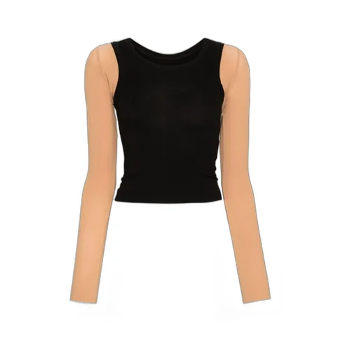 Two-Toned Numbers-Motif Layered Top