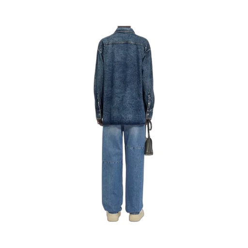 Pittsburgh Crease Button-Up Denim Shirt