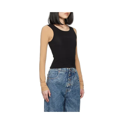 Two-Toned Numbers-Motif Layered Top