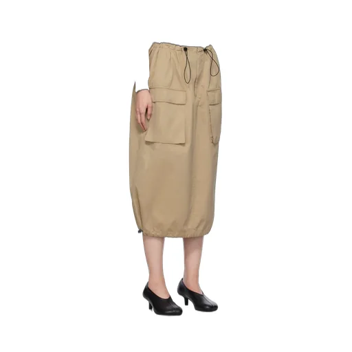 Single Stitch-Logo Midi Skirt