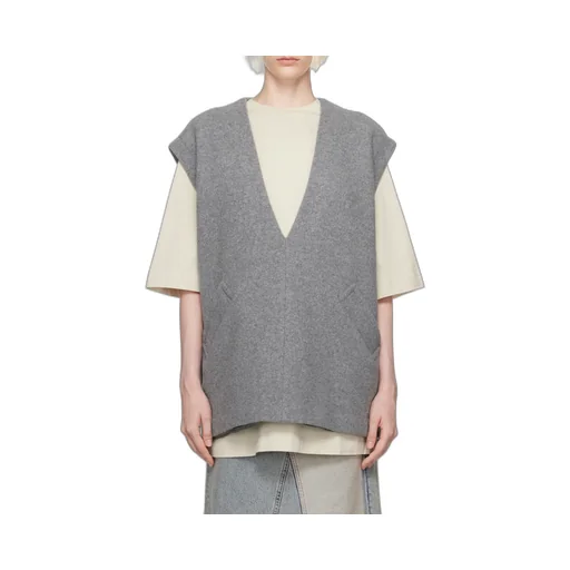 V-Neck Felted Vest