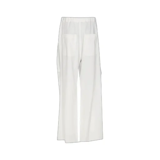 Elasticated Wide-Leg Pants