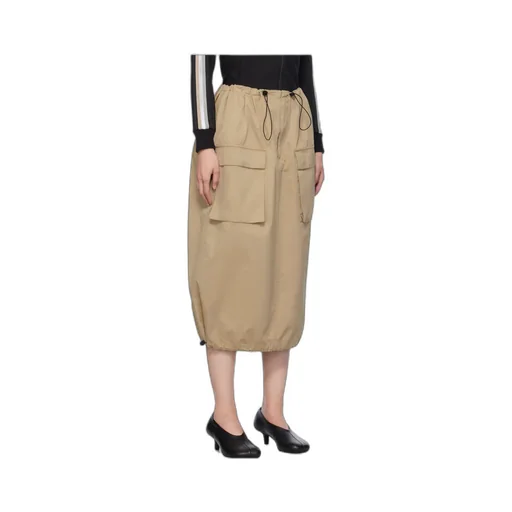 Single Stitch-Logo Midi Skirt