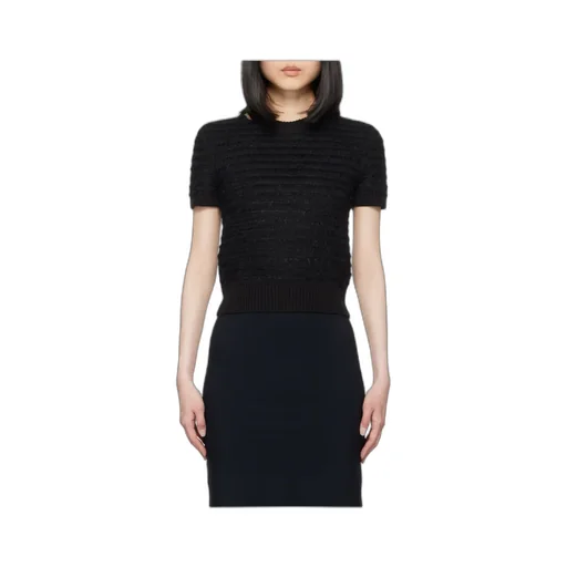 Rough Knitted Short-Sleeved Sweater