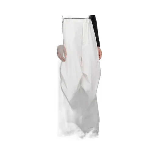 Elasticated Wide-Leg Pants