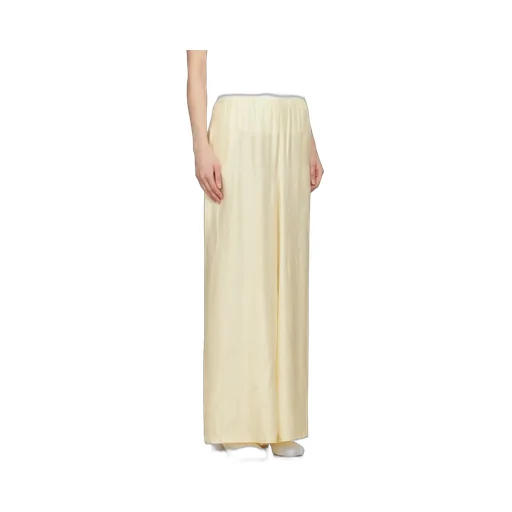 Numbers Motif Jacquard Wide Leg Trousers