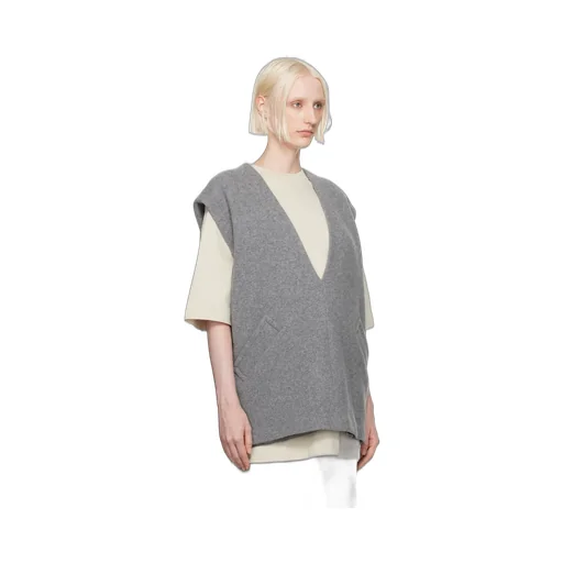 V-Neck Felted Vest