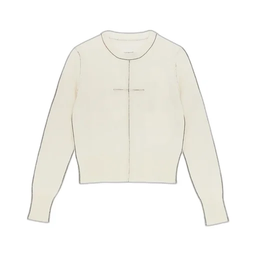 Crewneck Cropped Knit Jumper