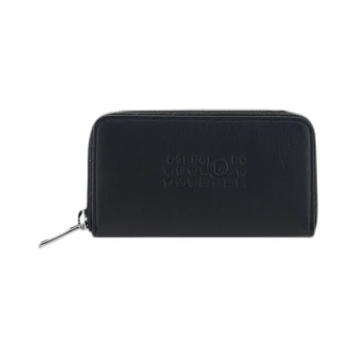 Logo Embossed Zip-Around Wallet