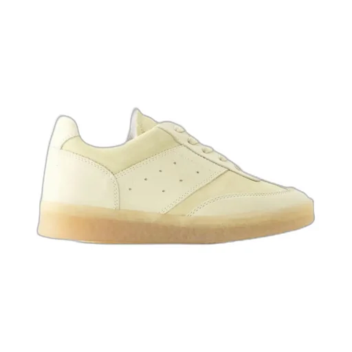 Panelled Lace-Up Sneakers