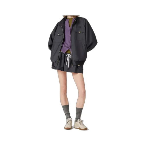 Zip-Up Blouson Jacket