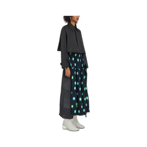 Raw-Cut Hem Cropped Jacket