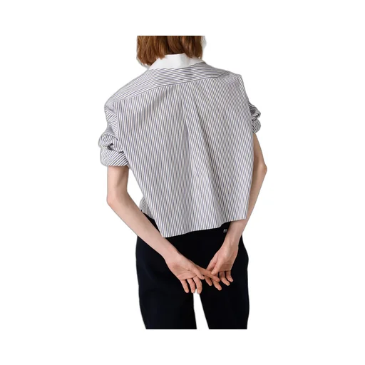 Logo-Embroidered Striped Shirt