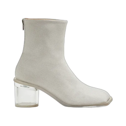 Anatomic Transparent Heeled Ankle Boots
