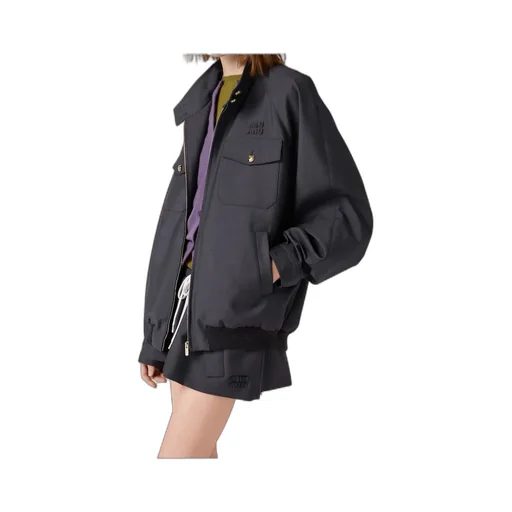 Zip-Up Blouson Jacket
