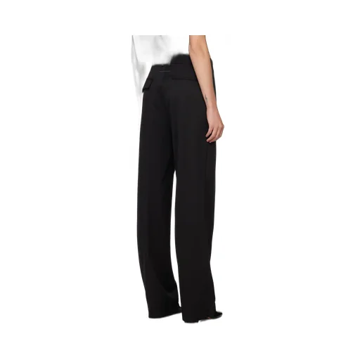 Logo-Embroidered Tailored Trousers