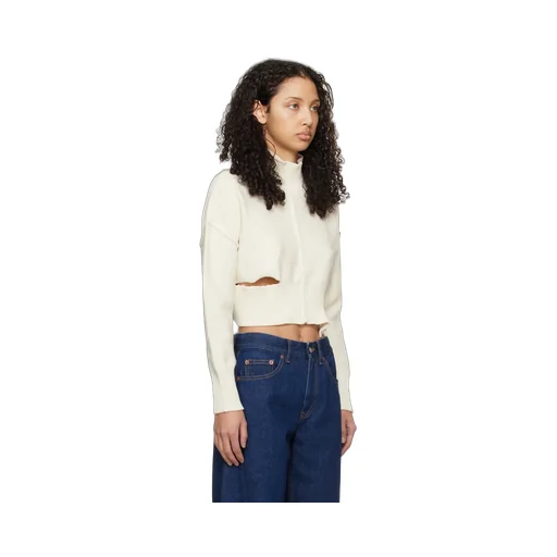High-Neck Cut-Out Jumper