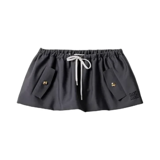 Bonded Kid Mohair Miniskirt