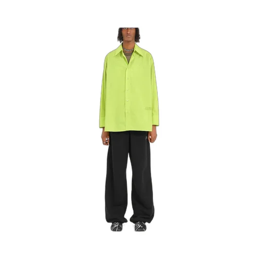 Numeric Embroidered Poplin Shirt