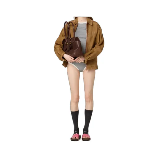 Suede Blouson Jacket
