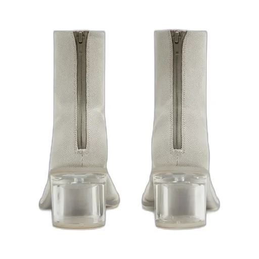 Anatomic Transparent Heeled Ankle Boots