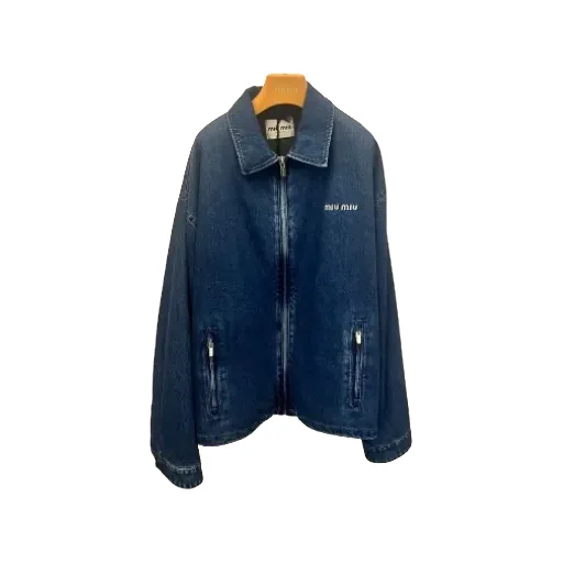 Zip-Up Denim Jacket