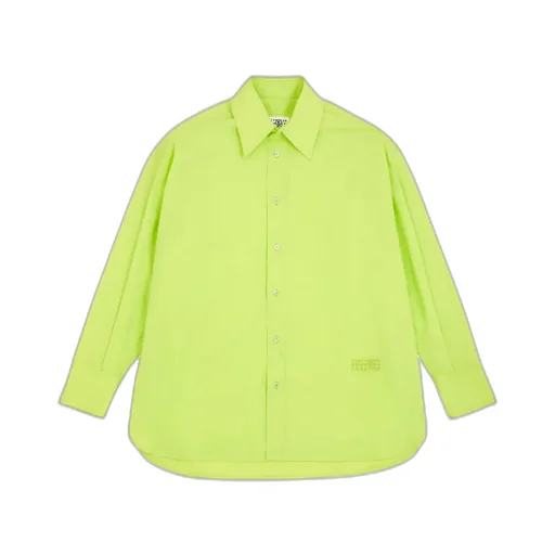 Numeric Embroidered Poplin Shirt