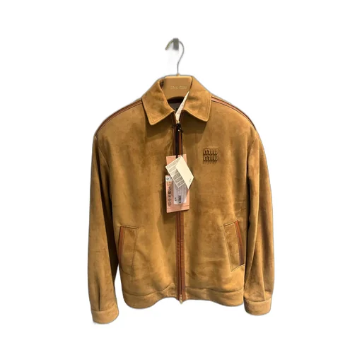 Suede Blouson Jacket