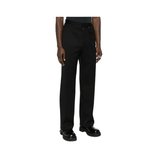 Logo-Embroidered Tailored Trousers