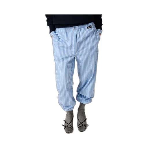 Striped Poplin Pajama Pants