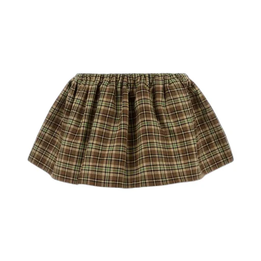 Checked Mini Skirt