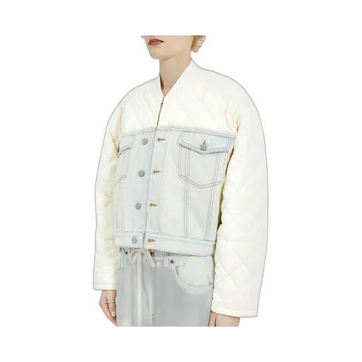 Quilted Denim Jacket