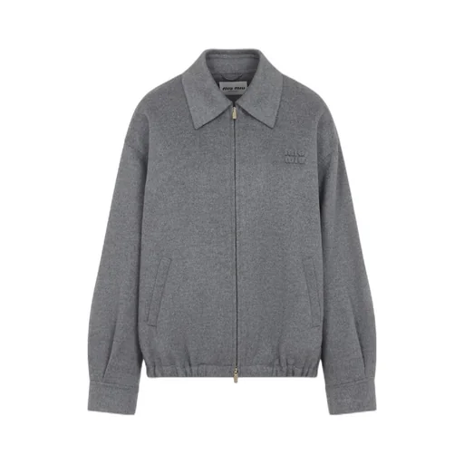 Double Cashmere Blouson Jacket