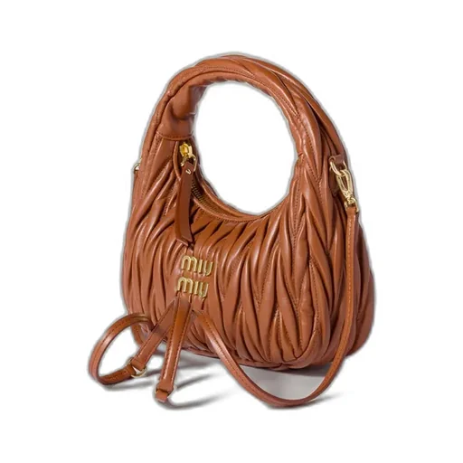 Wander Matelassé Nappa Leather Hobo Bag