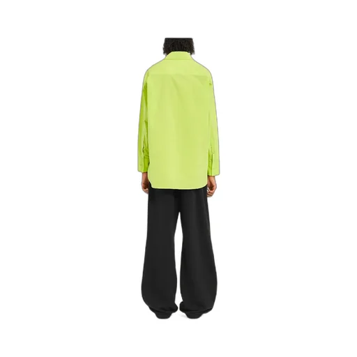 Numeric Embroidered Poplin Shirt