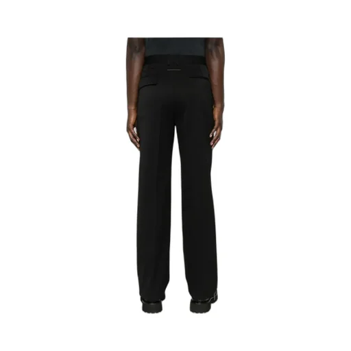 Logo-Embroidered Tailored Trousers