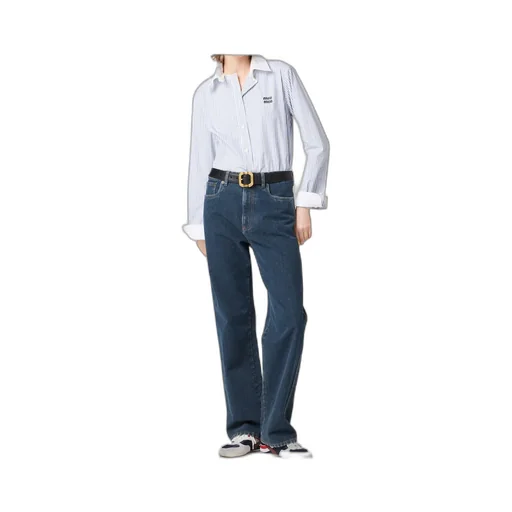 Striped Poplin Shirt