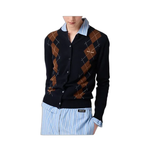 Crewneck Button-Up Cardigan