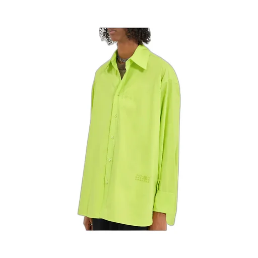 Numeric Embroidered Poplin Shirt