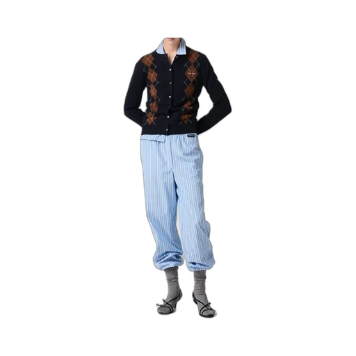 Crewneck Button-Up Cardigan
