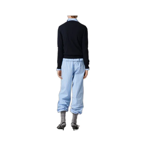 Crewneck Button-Up Cardigan