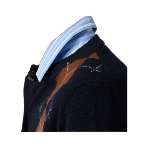 Crewneck Button-Up Cardigan
