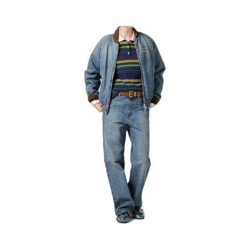 Denim Blouson Jacket