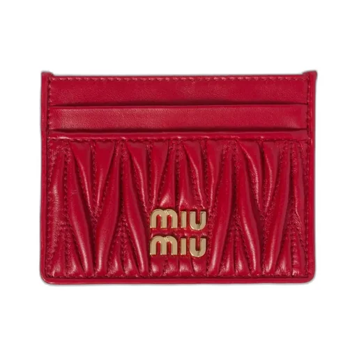 Matelassé Nappa Leather Card Holder