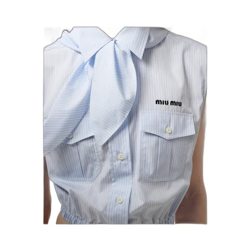 Logo-Embroidered Sleeveless Shirt