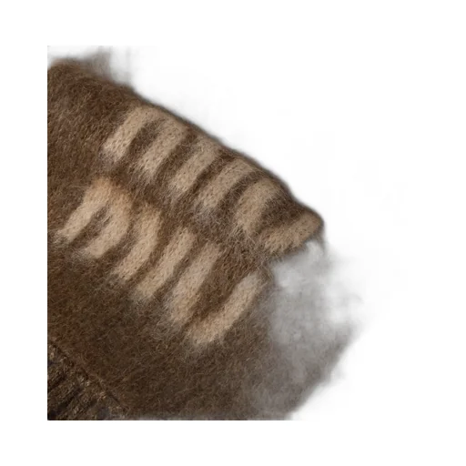 Logo-Detailed Fringed Scarf