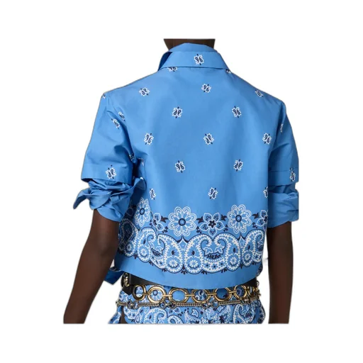 Pattern-Printed Short-Sleeved Shirt