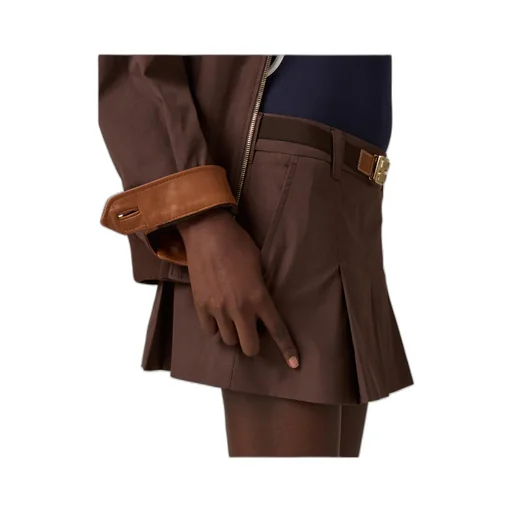 Belted Mini Skirt