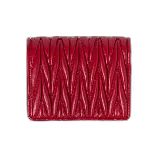 Small Matelassé Nappa Leather Wallet